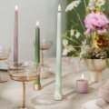 Minimalistyczny świecznik na pojedynczą świecę stożkową Light mosiężny, 2pak - Uyuni