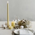 Minimalistyczny świecznik na pojedynczą świecę stożkową Light mosiężny, 2pak - Uyuni