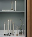 Minimalistyczny świecznik na pojedynczą świecę stożkową Light mosiężny, 2pak - Uyuni