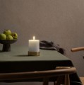 Minimalistyczny świecznik na świecę walec Light Maxi, mosiężny - Uyuni
