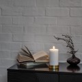 Minimalistyczny świecznik na świecę walec Light Maxi, mosiężny - Uyuni