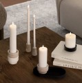 Świecznik z trawertynu na tealight i świecę walec - Uyuni