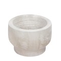 Świecznik z alabastru na tealight i świecę walec - Uyuni