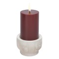 Świecznik z alabastru na tealight i świecę walec - Uyuni