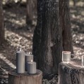 Świeca walec Outdoor LED z ruchomym płomieniem 8,4x20 cm , Sandstone - Uyuni