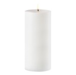 Świeca walec Outdoor zewnętrzna LED z ruchomym płomieniem 8,4x20 cm, biała - Uyuni