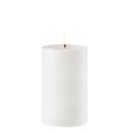 Świeca walec Outdoor zewnętrzna LED z ruchomym płomieniem 8,4x15 cm, biała - Uyuni