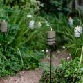 Świeca walec Outdoor LED z ruchomym płomieniem 8,4x20 cm , Sandstone - Uyuni