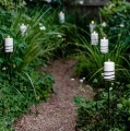 Świeca walec Outdoor zewnętrzna LED z ruchomym płomieniem 8,4x15 cm, biała - Uyuni