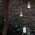Świeca walec Outdoor zewnętrzna LED z ruchomym płomieniem 8,4x5 cm, biała - Uyuni