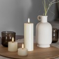 Świeca na baterie z ruchomym płomieniem, walec Led, 5x2,8, Ivory - Uyuni
