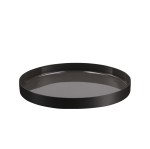 Okrągła podstawka pod świece Grenada 10 cm, charcoal - Moods and More