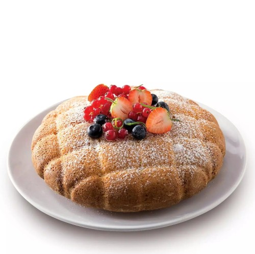 Forma do ciasta z silikonu okrągła 3D Eleganza Ø22 cm - Silikomart