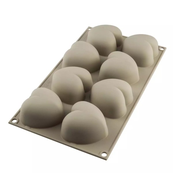 Forma silikonowa do babeczek Serduszka - Silikomart