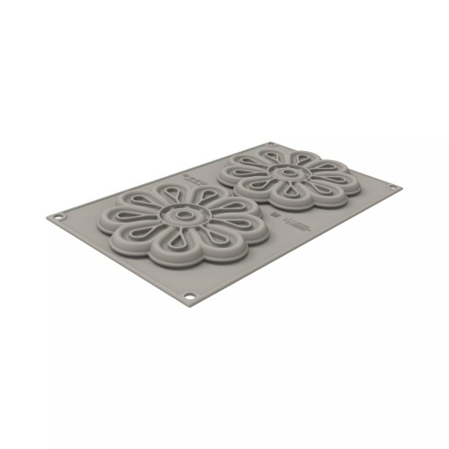 Dekoracyjna forma silikonowa 3D na wierzch ciasta w kształcie kwiatu Bliss - Silikomart