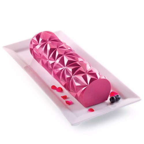 Forma do tortu musowego Diamond Buche - Silikomart