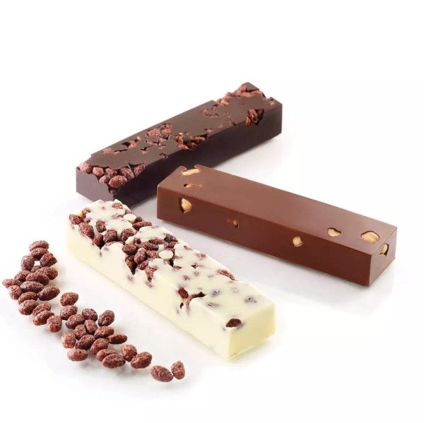Forma silikonowa do batonów czekoladowych i proteinowych Slim bar - Silikomart