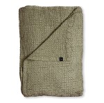 Narzuta na łóżko 200x260 z bawełny organicznej Dani, Sage - Himla