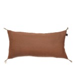 Lniana poszewka dekoracyjna 30x60 z frędzlami Sunshine, Grounded - Himla