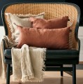Lniana poszewka dekoracyjna 50x50 Sunshine Grounded - Himla