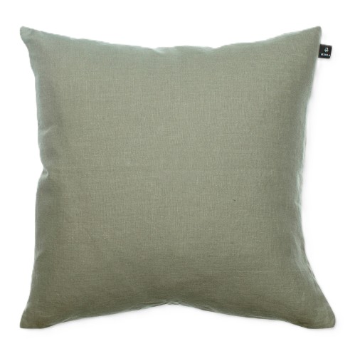 Lniana poszewka dekoracyjna 60x60 Sunshine Sage zielona - Himla