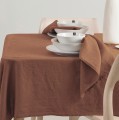 Lniane serwetki materiałowe na stół 45x45 Sunshine Grounded, 4-pak - Himla