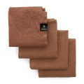 Lniane serwetki materiałowe na stół 45x45 Sunshine Grounded, 4-pak - Himla