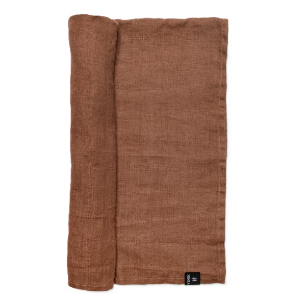 Lniany bieżnik na stół 50x145 Sunshine Grounded - Himla