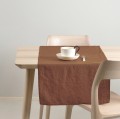 Lniany bieżnik na stół 50x145 Sunshine Grounded - Himla