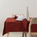 Lniany obrus na stół 145x330 Sunshine Lingonberry - Himla