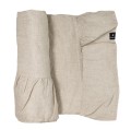 Obrus z falbanką lniany 170x330 Volin Oatmeal - Himla