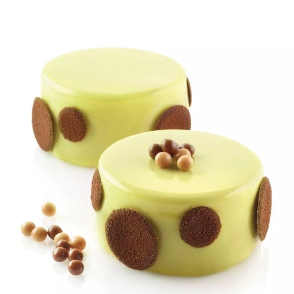 Forma silikonowa do monoporcji Cylinders Ø7 x 3,5 cm - Silikomart