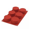 Forma silikonowa do monoporcji Cylinders Ø7 cm - Silikomart