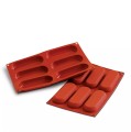 Forma silikonowa do monoporcji podłużnych Savoiardo - Silikomart