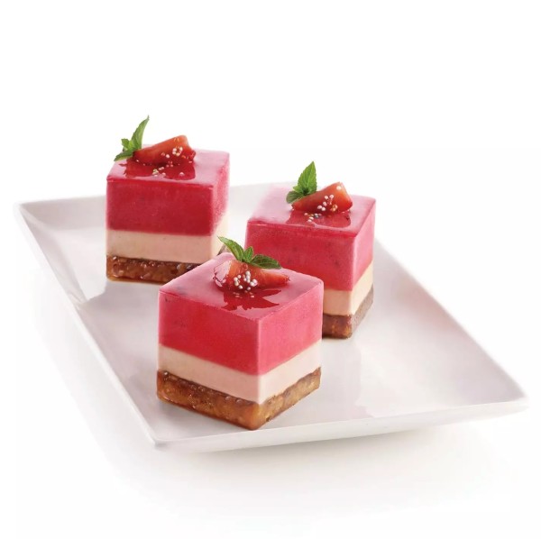 Forma silikonowa do monoporcji kwadratowych Cube 5x5 cm - Silikomart