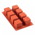 Forma silikonowa do monoporcji kwadratowych Cube - Silikomart