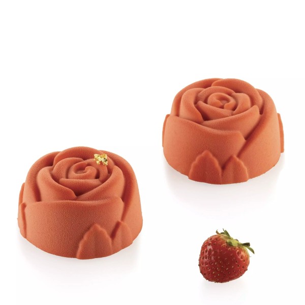Forma silikonowa do monoporcji Róża Ø7,6 cm - Silikomart