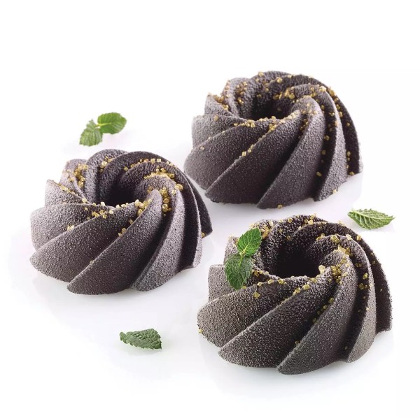 Forma silikonowa do babeczek Swirl Ø4,75 cm - Silikomart