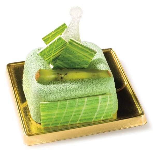 Forma silikonowa do monoporcji kwadratowej Square Savarin do deserów i przystawek - Silikomart