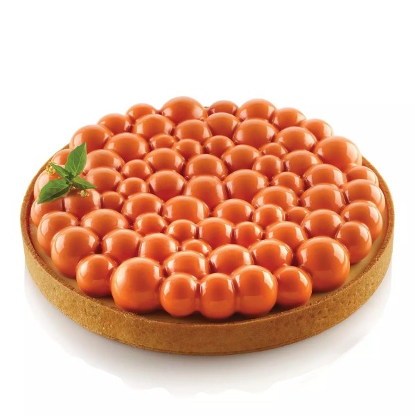 Forma do tarty Kit Tarte Ring Bubble Ø19 cm, zestaw - Silikomart