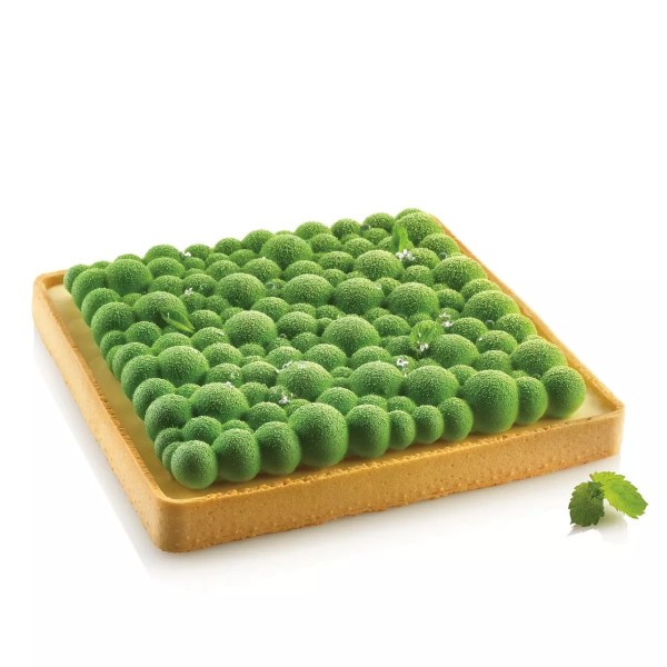 Forma do tarty Kit Tarte Ring Bubble 20x20 cm, zestaw - Silikomart