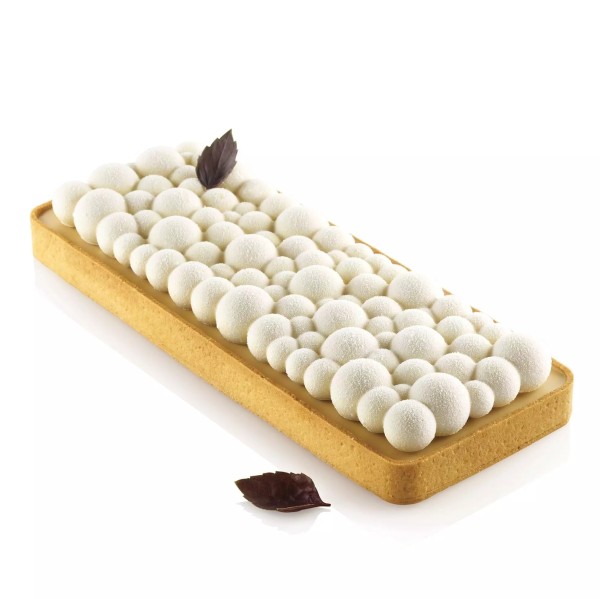 Forma do tarty Kit Tarte Ring Bubble 26,5x10,5 cm, zestaw - Silikomart