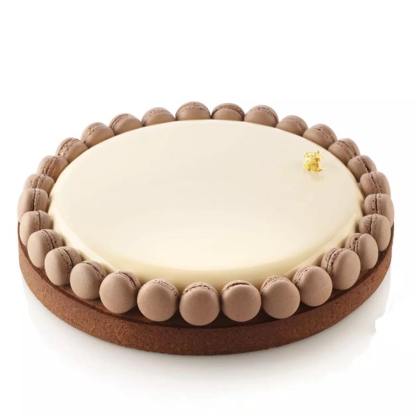 Forma na tartę Kit Tarte Ring Round Ø25 cm, zestaw - Silikomart