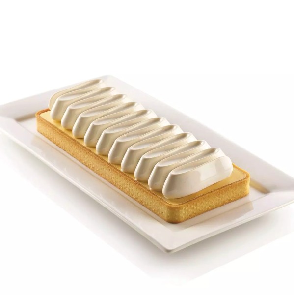 Forma do tarty podłużnej Kit Tarte Nouvelle Vague, zestaw - Silikomart