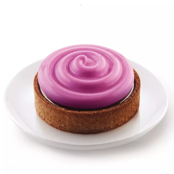 Forma do mini tart Kit Mini Tarte Twist Ø8 cm, zestaw - Silikomart