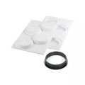 Foremka do mini tart silikonowa z ringami Kit Tarte Ring Round Ø10 cm, zestaw - Silikomart