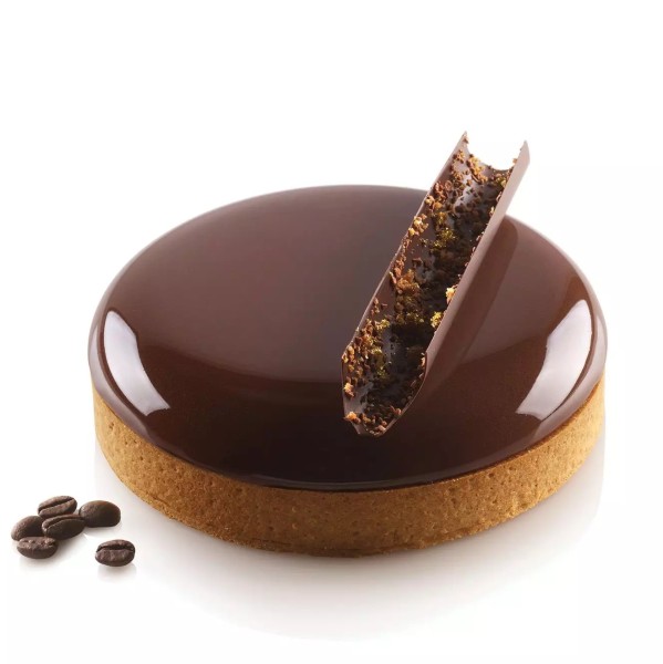 Forma do tarty z ringiem i formą silikonową Kit Tarte Ring Palet Ø15 cm, zestaw - Silikomart