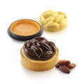 Forma do mini tart Kit Tarte Ring Cocoa Ø7 cm, zestaw - Silikomart