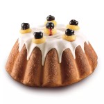 Forma do ciasta drożdżowego i brioche Ø22 cm z silikonu platinum - Silikomart