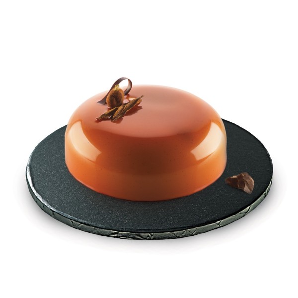 Podkład pod tort i ciasta Ø25 cm czarny, okrągły - Silikomart